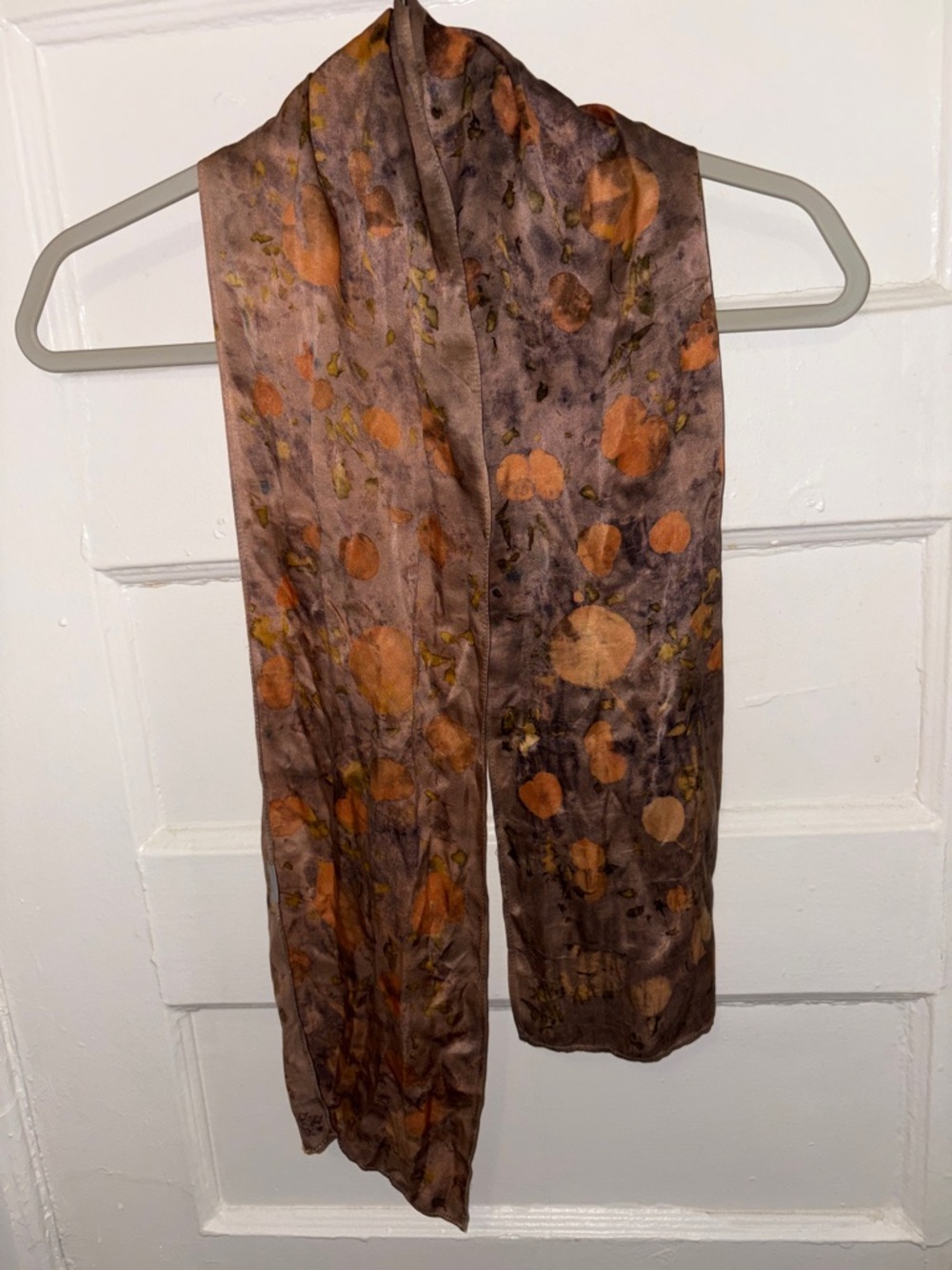 RARE Annette Kennedy Award Winning Fine Art Silk Hand Painted Scarf 52”x8”